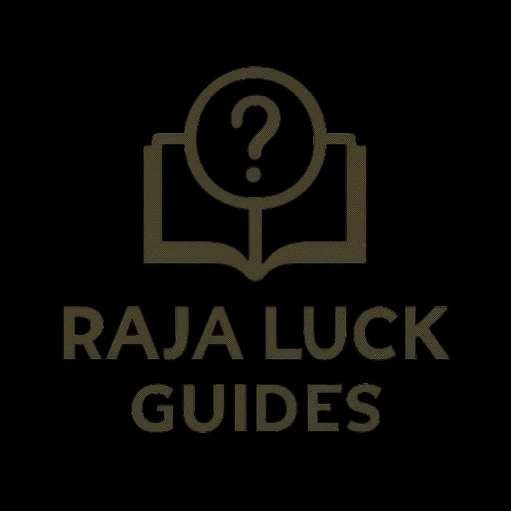 An icon representing Raja Luck Guides with a clean design.