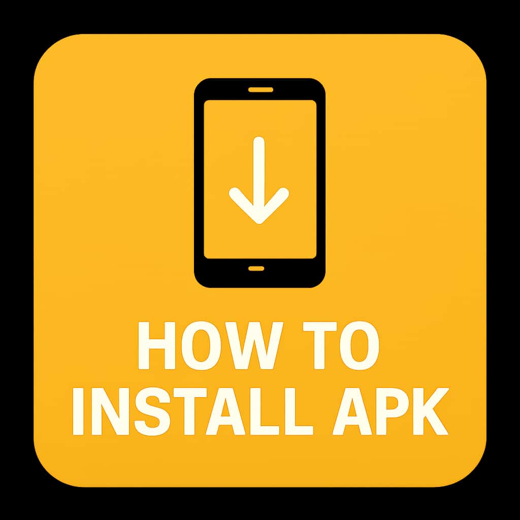 Icon representing the installation guide for Raja Luck APK.