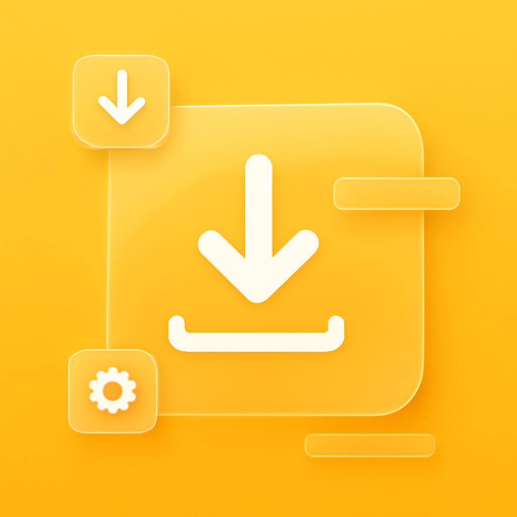 Diagram illustrating the download process for Raja Luck.