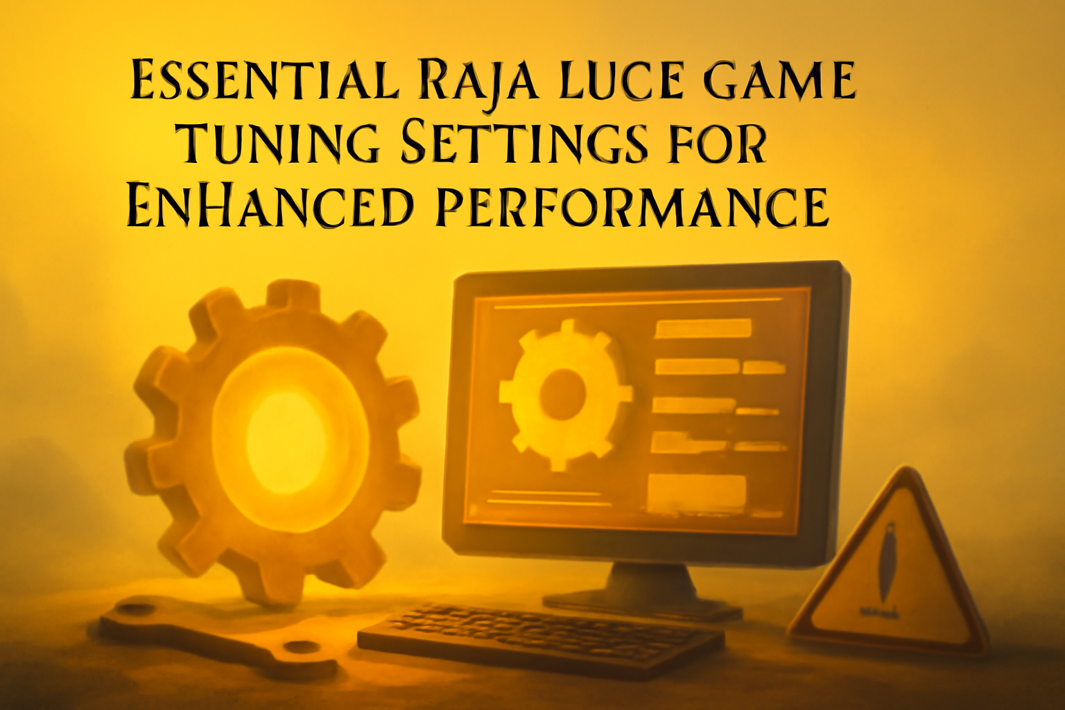 An informational scene depicting the Raja Luck Update Process Guide with clear text.