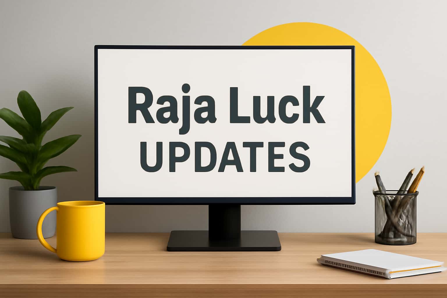 Visual representation of Raja Luck app updates and features.